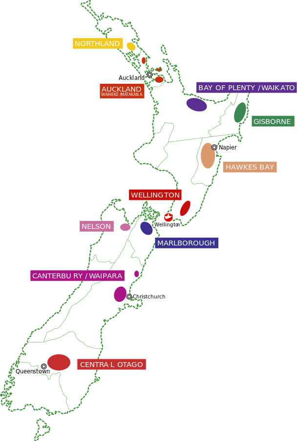 Mapa vinařských oblastí - KLIKNI ZDE